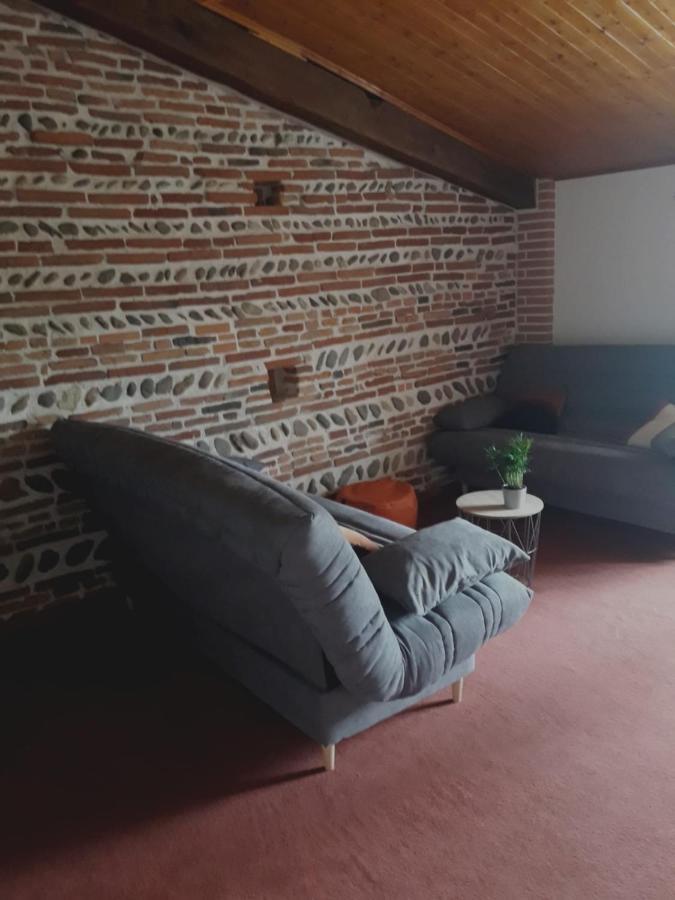 Bed and Breakfast La Ferme Du Puits Carre Lamasquere Exterior foto